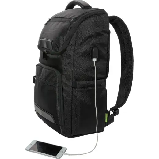 Castile UV-C Sterilisation Anti-Microbial RPET Laptop Backpack Phone
